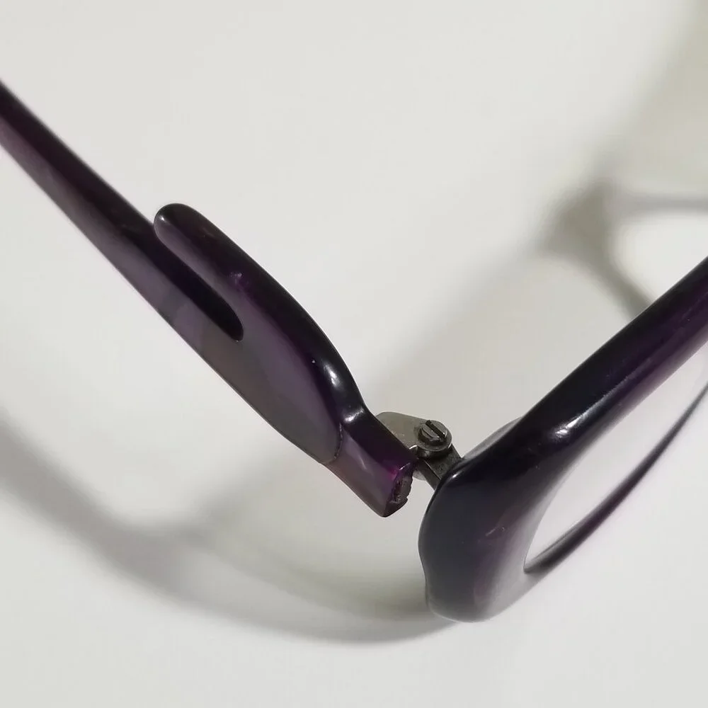 FROST Germany Open End Purple Acetate Glasses Frames Avant Garde Art To Wear